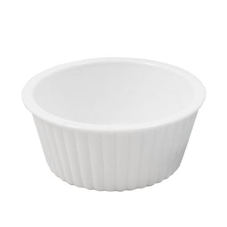 4 Oz White Fluted Ramekin